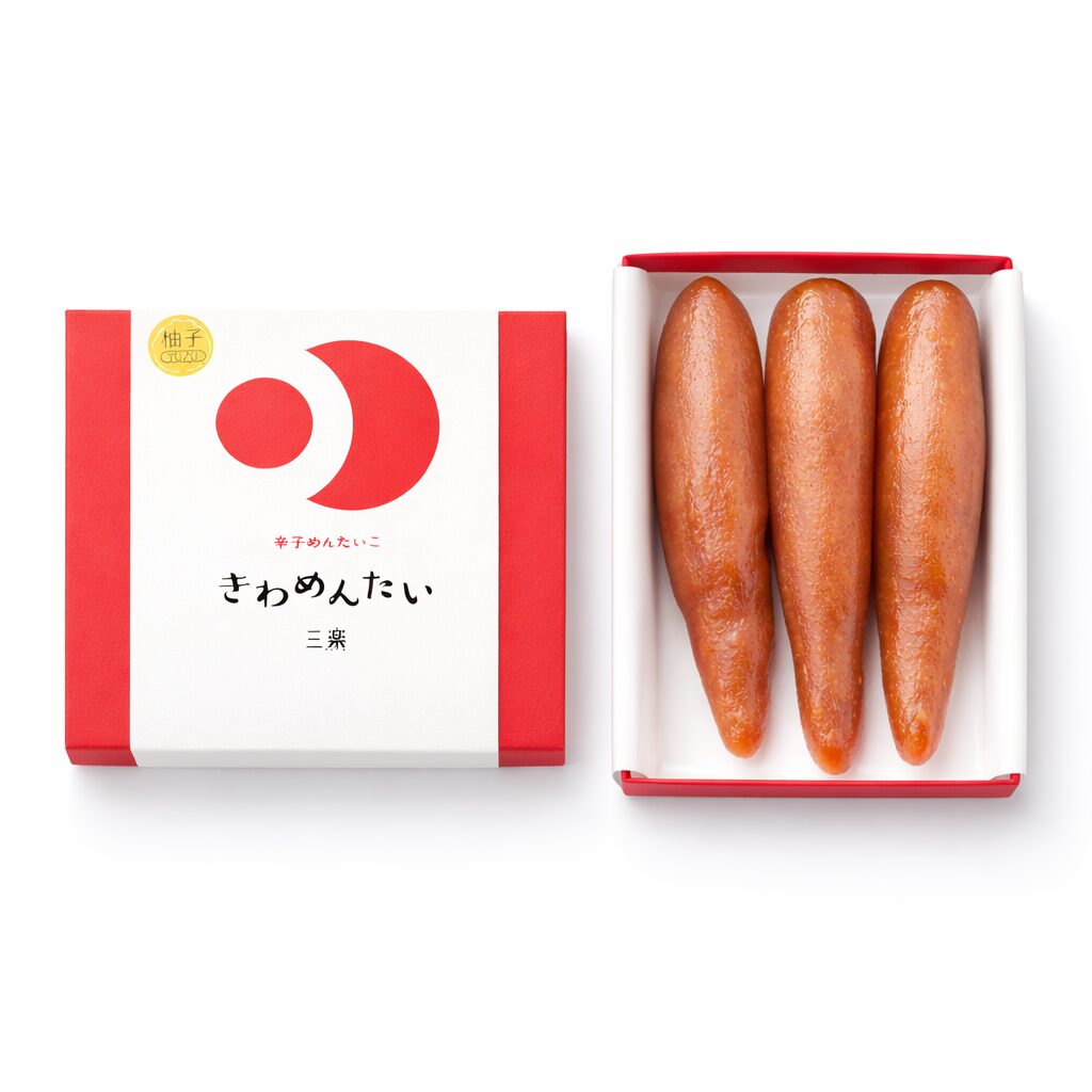 食品添加物無添加辛子明太子きわめんたいゆず一本物200g贈答用